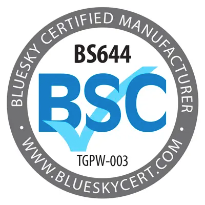 Bluesky certified manufacturer