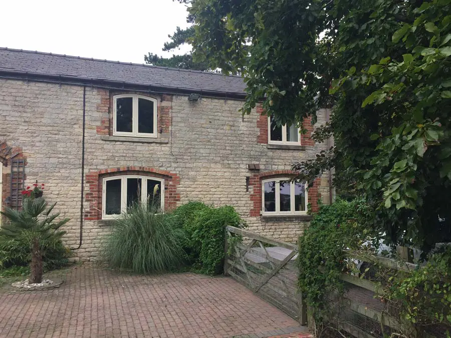 Cream coloured Bereco timber windows