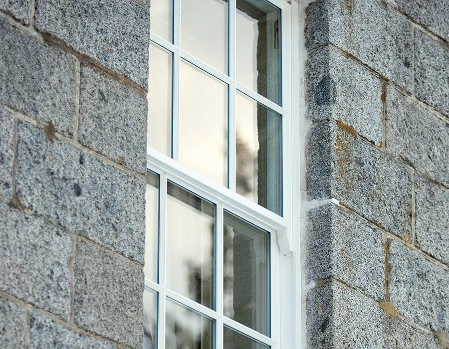 Sliding Sash Windows Close up