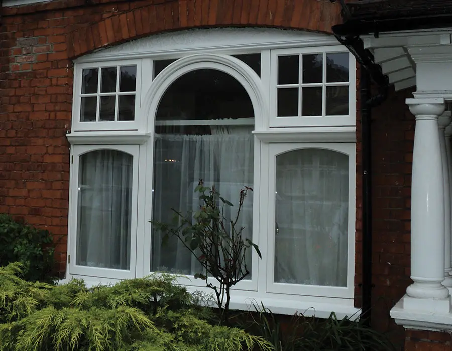 White bespoke window
