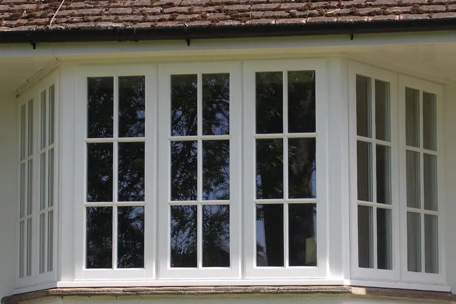 Bespoke lipped casement window