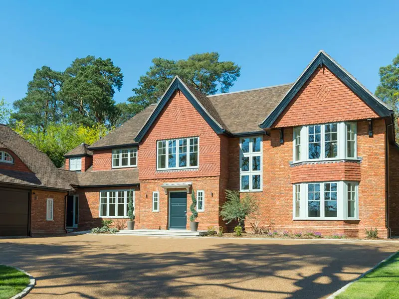 Bereco front door and casement windows with bars