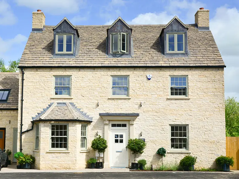 Bereco timber windows and doors chosen for luxury new build homes in the Cotswolds.
