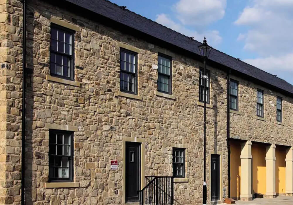 Black sliding sash windows