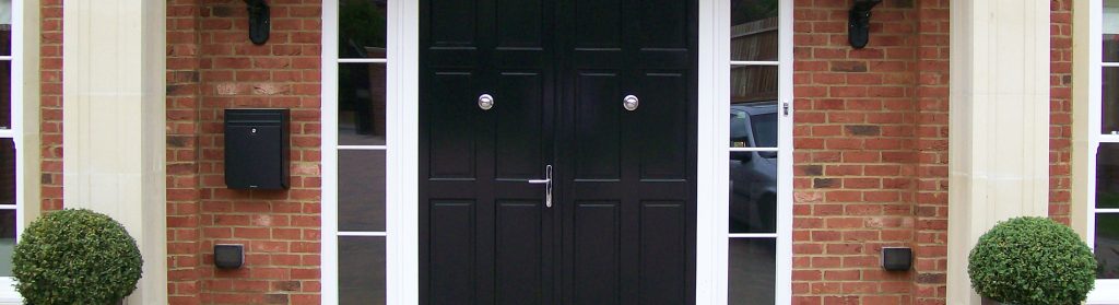 Black front door