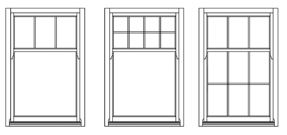Cottage Sash Style Examples