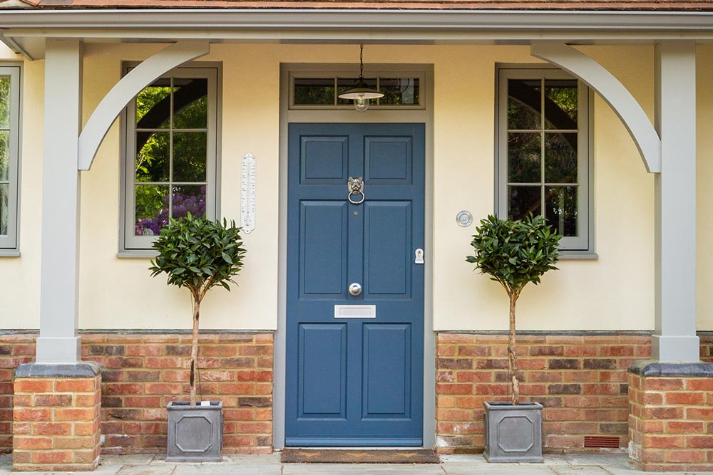 Green Acre Front door and casement windows