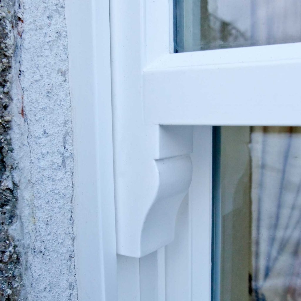 Close up of Sliding Sash Window Horn