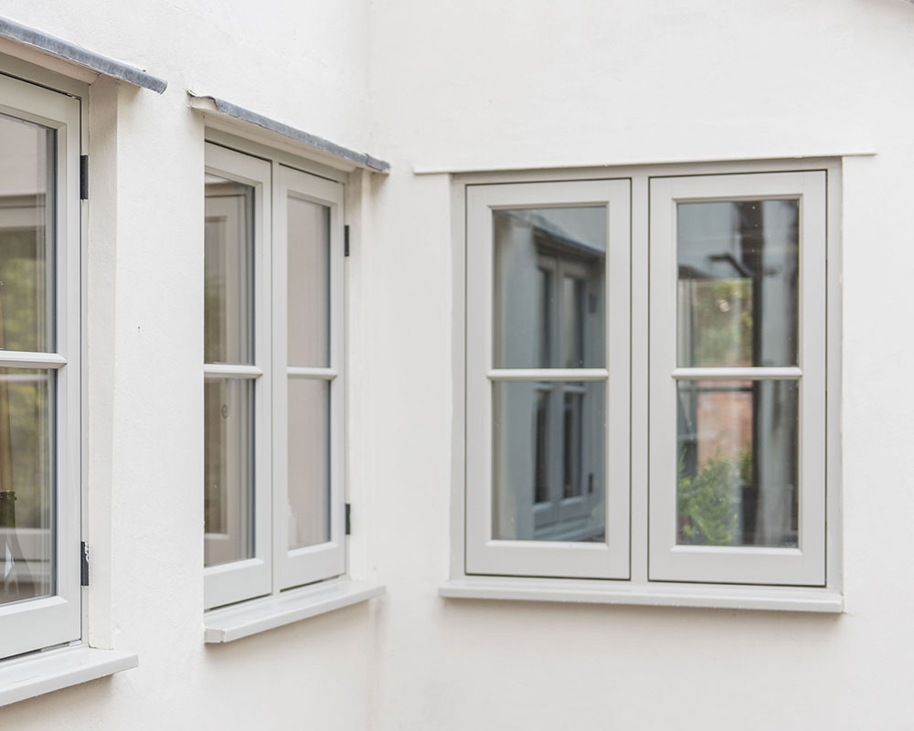 Flush casement timber windows