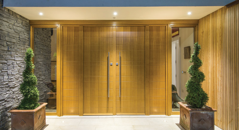Modern timber doors by Bereco